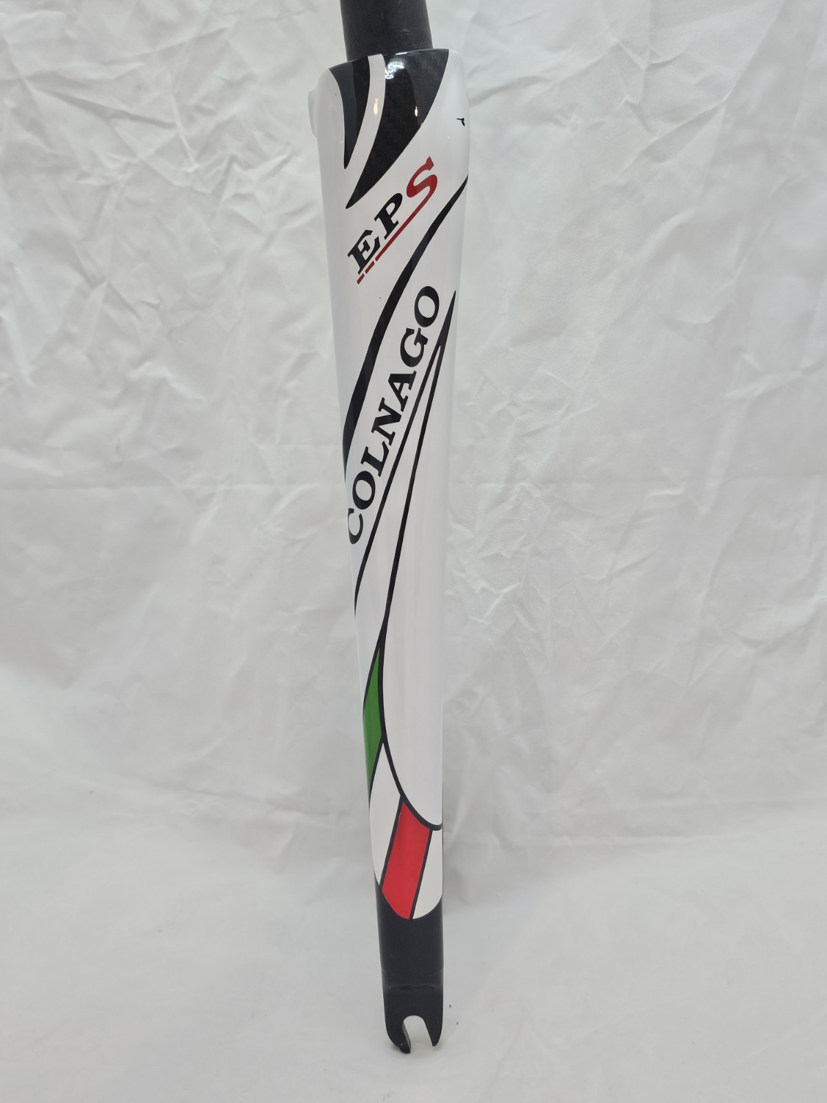 Colnago EPS Carbon Fork Tapered 1-1/8 to 1-1/4 700c White Italy 375g 330mm