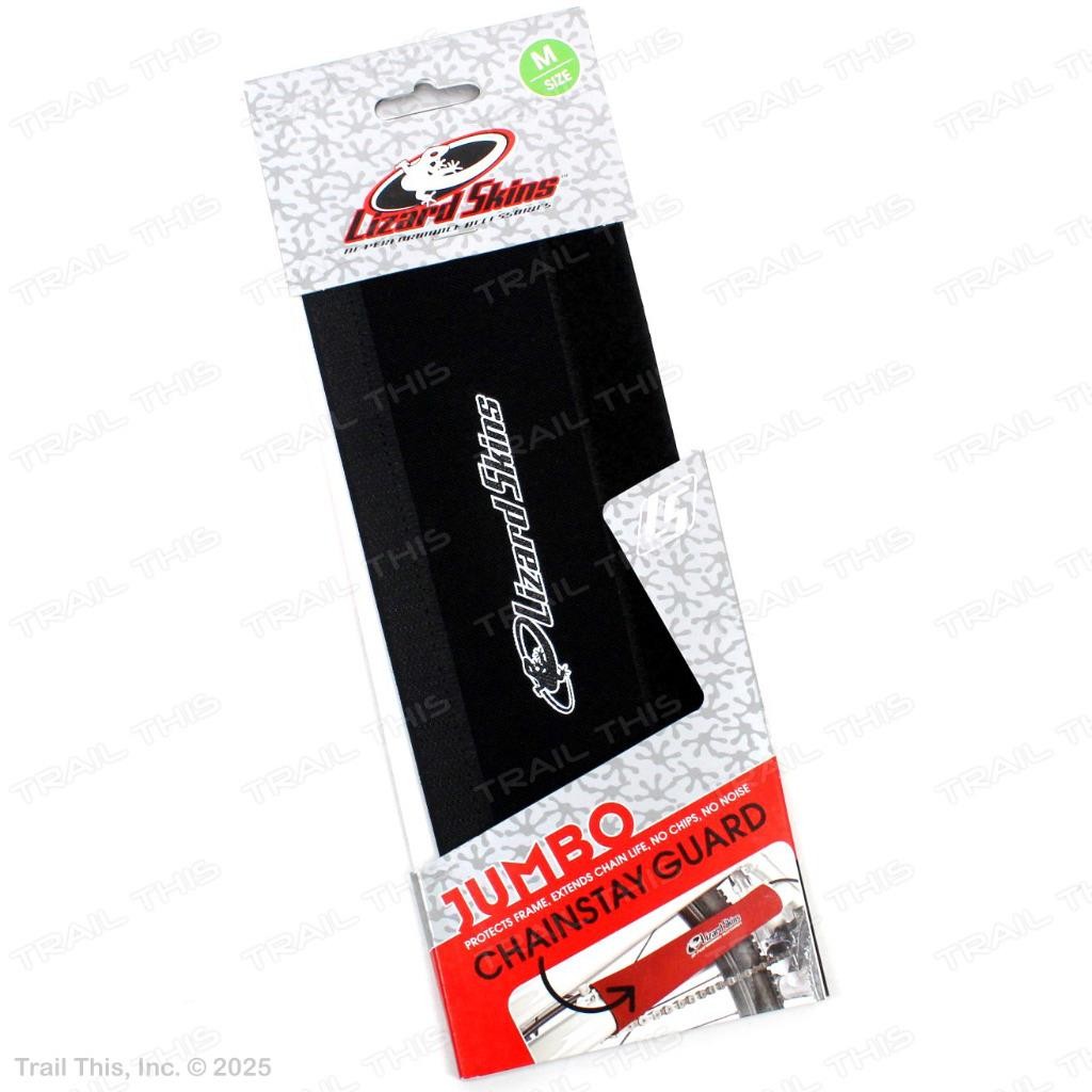Lizard Skins Jumbo Chainstay Guard MTB Bicycle Frame Protector – Black Medium