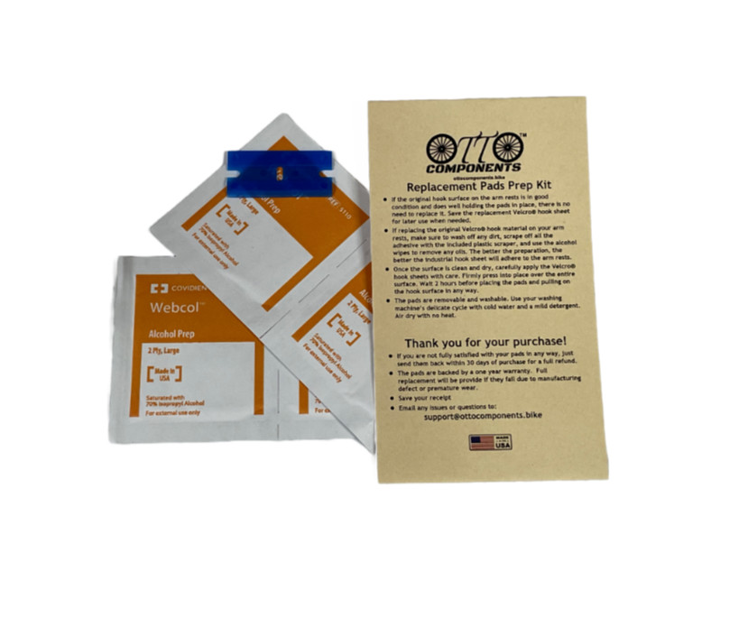 Replacement Aero TT Triathlon Bar Arm Pads O-Pads w/ Official VELCRO®