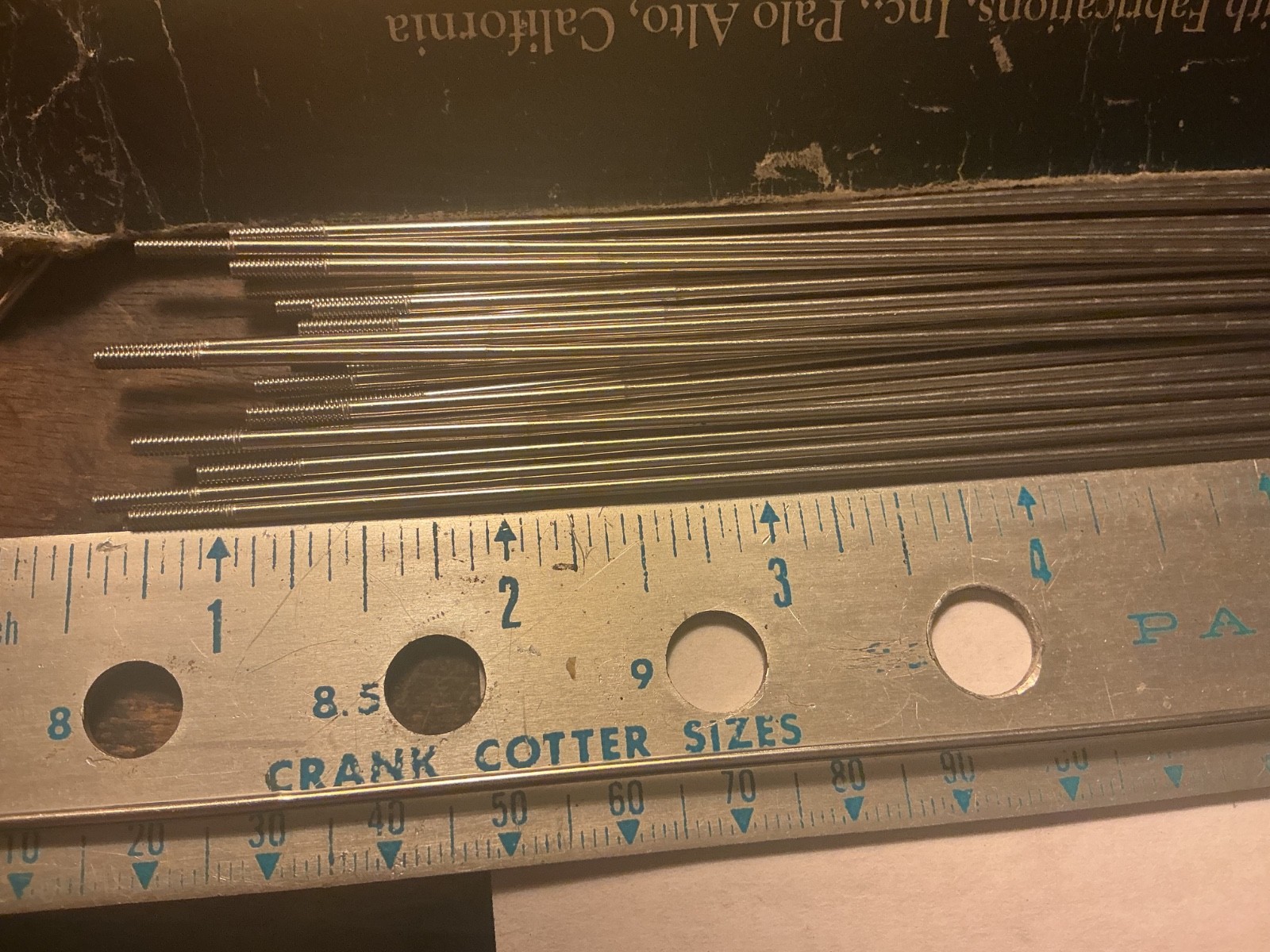 Spokes Wheelsmith super light 15/17/15 butted 299mm (16) + brass nips