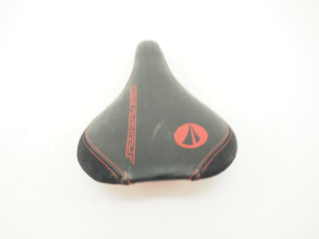 SDG Circuit Bicycle Saddle Black / Red Titanium Hollow Rails 280mm x 135mm