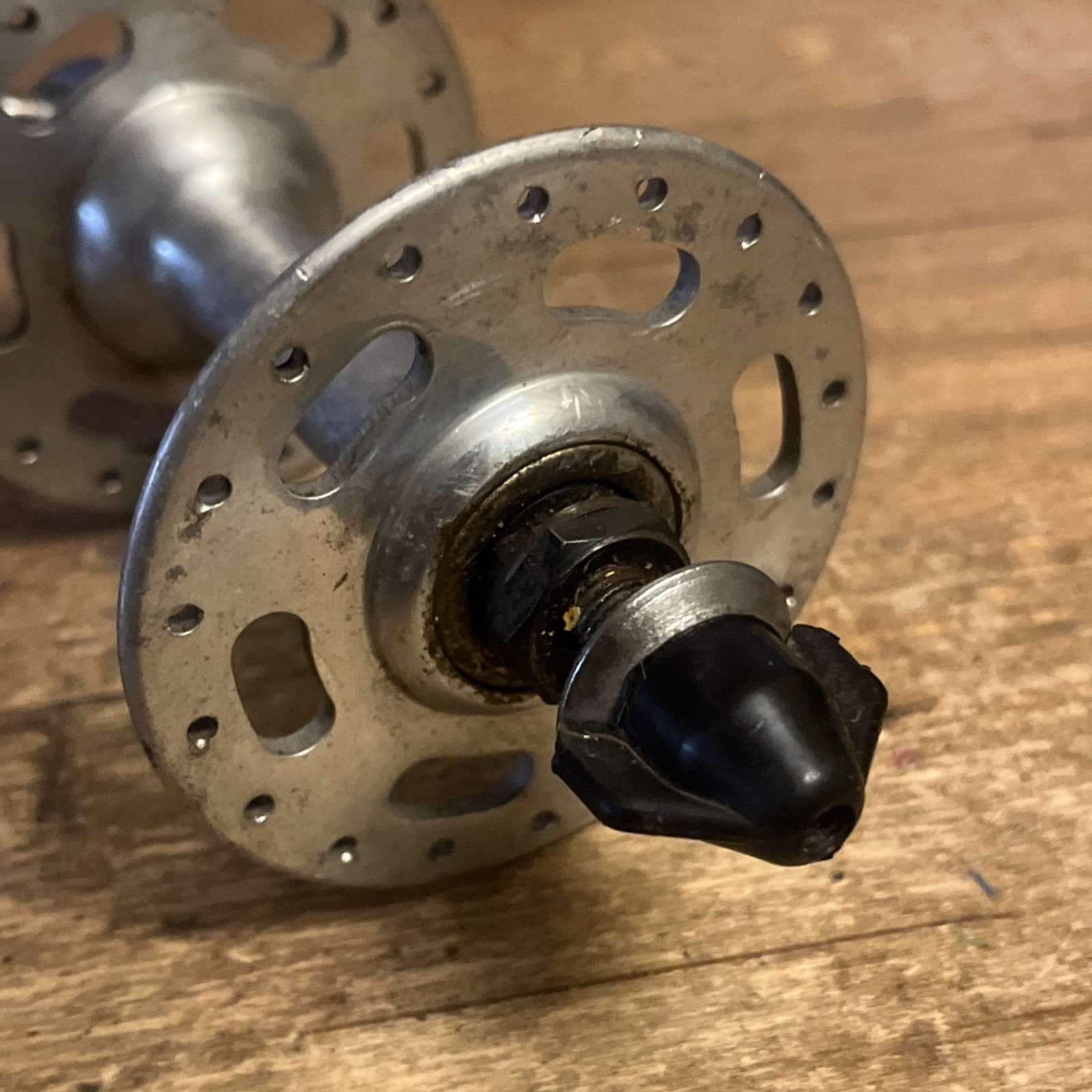 Vintage Normandy Front High Flange Hub MM Atom Quick Release 70s Road Bike