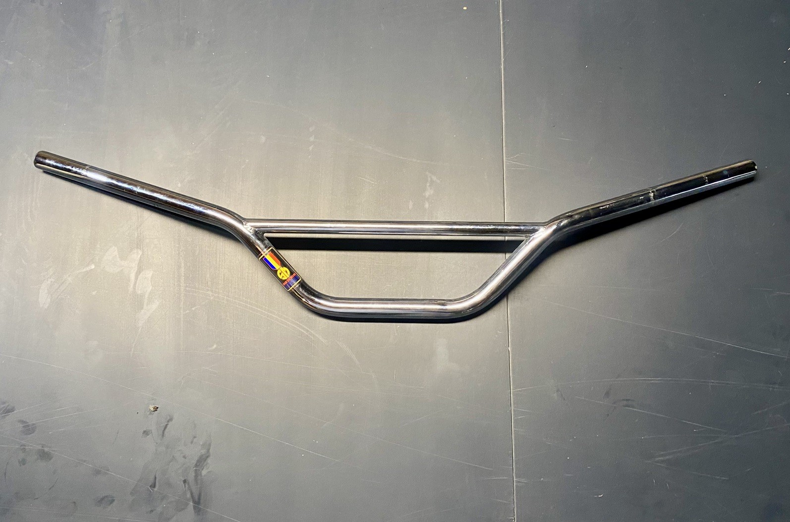 S&M Bikes Mad Dog MX handlebar CHROME-old mid school vintage BMX,GT,Redline,etc.