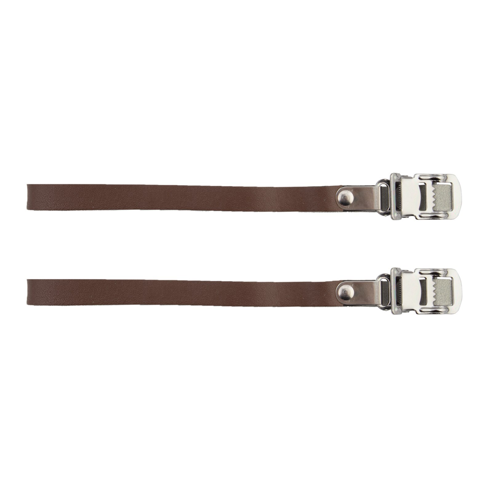 Toe Straps Sunlite Road Leather Brown