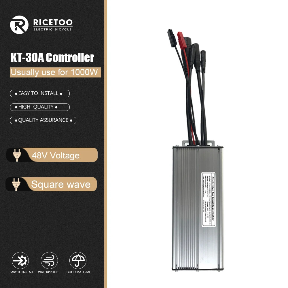 250W-3000W Electric Bicycle KT 15A-50A Sine/Square Wave Brushless Controller