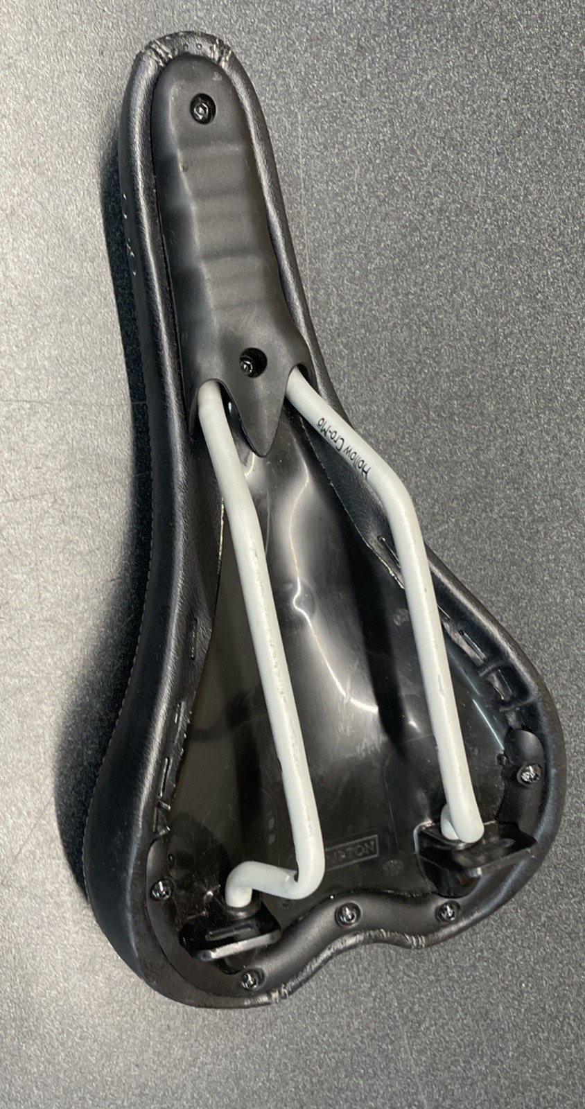 Brompton Original Hollow Cro-Mo Saddle Black Bike Bicycle Seat 11” X 6” Used