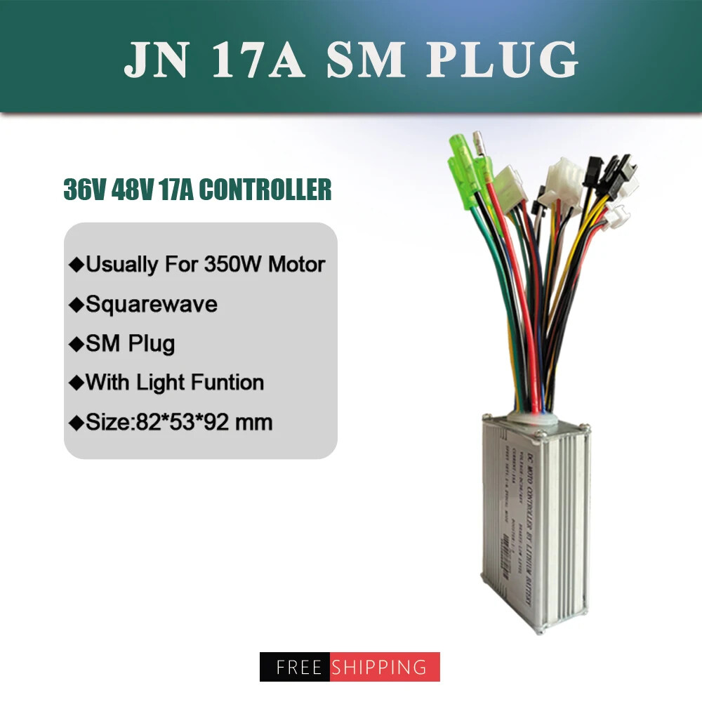 36V 48V 250W 350W 500W 750W 1000W 1500W Ebike Controller with SM WP Connector Us