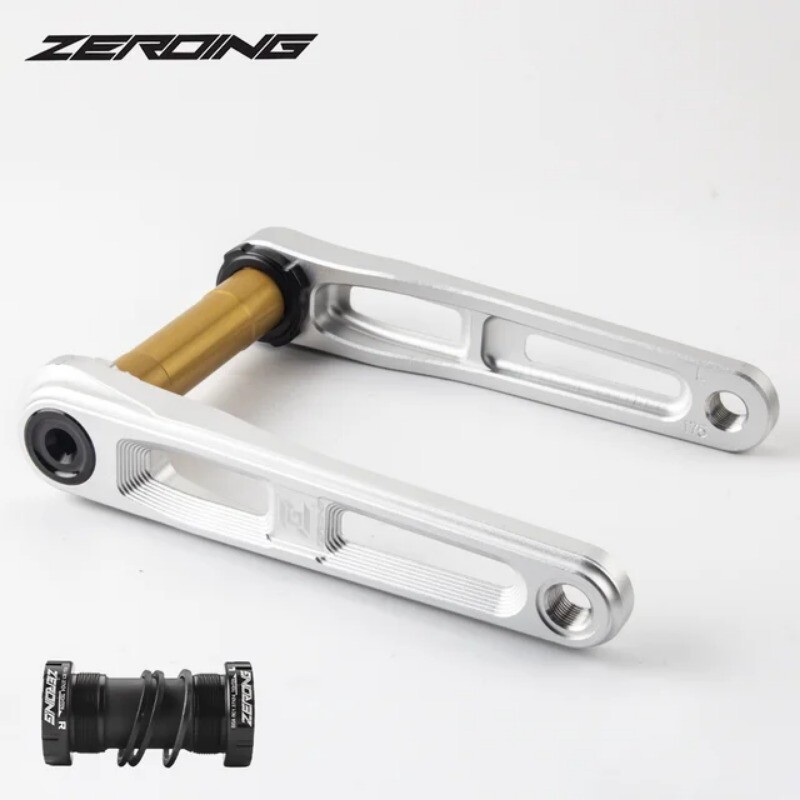 165/170/175mm Road Bike Crankset Folding Bicycle Hollow Crank Chainring 110BCD