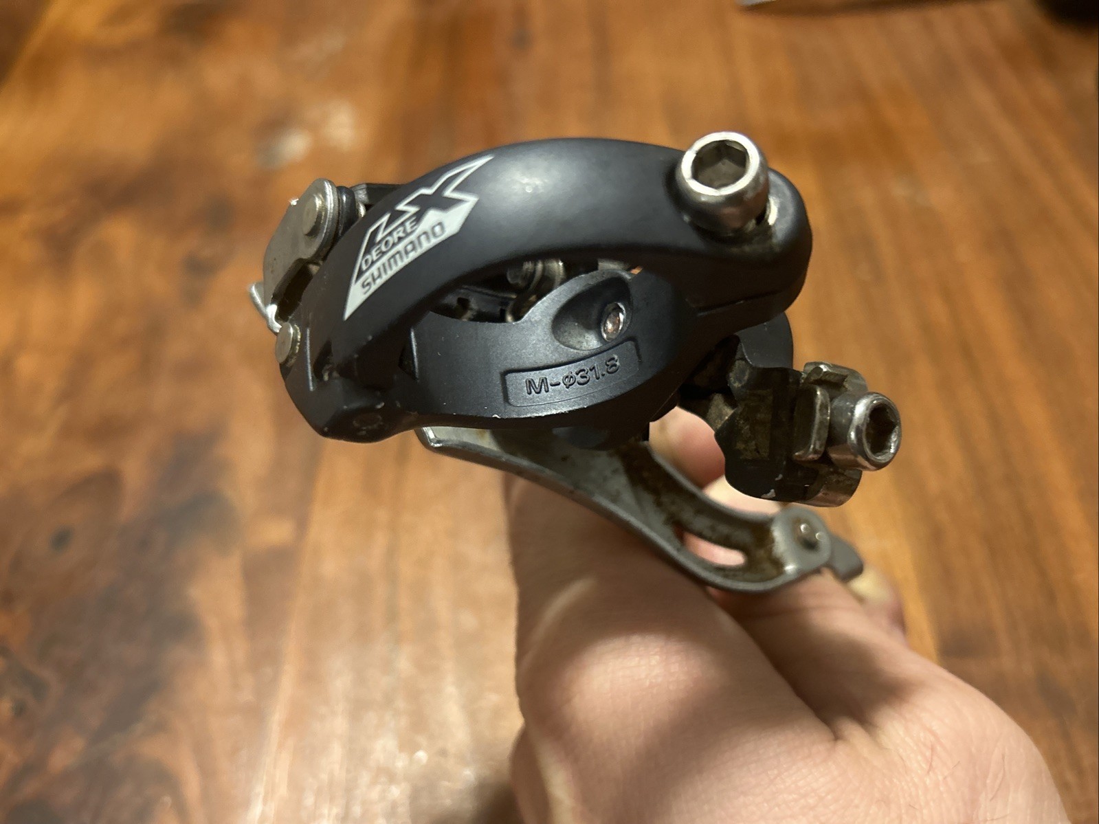 Shimano Deore LX Triple Front Derailleur Top Pull FD-M570 31.8mm Low Clamp