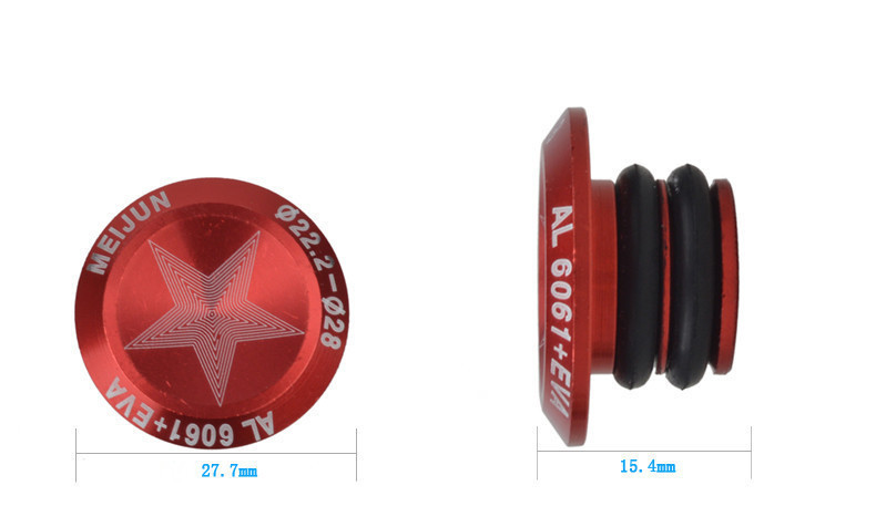 2pcs Aluminum Alloy Handlebar Grips Plugs Mtb Bicycle Metal Handle Grip Bar Ends