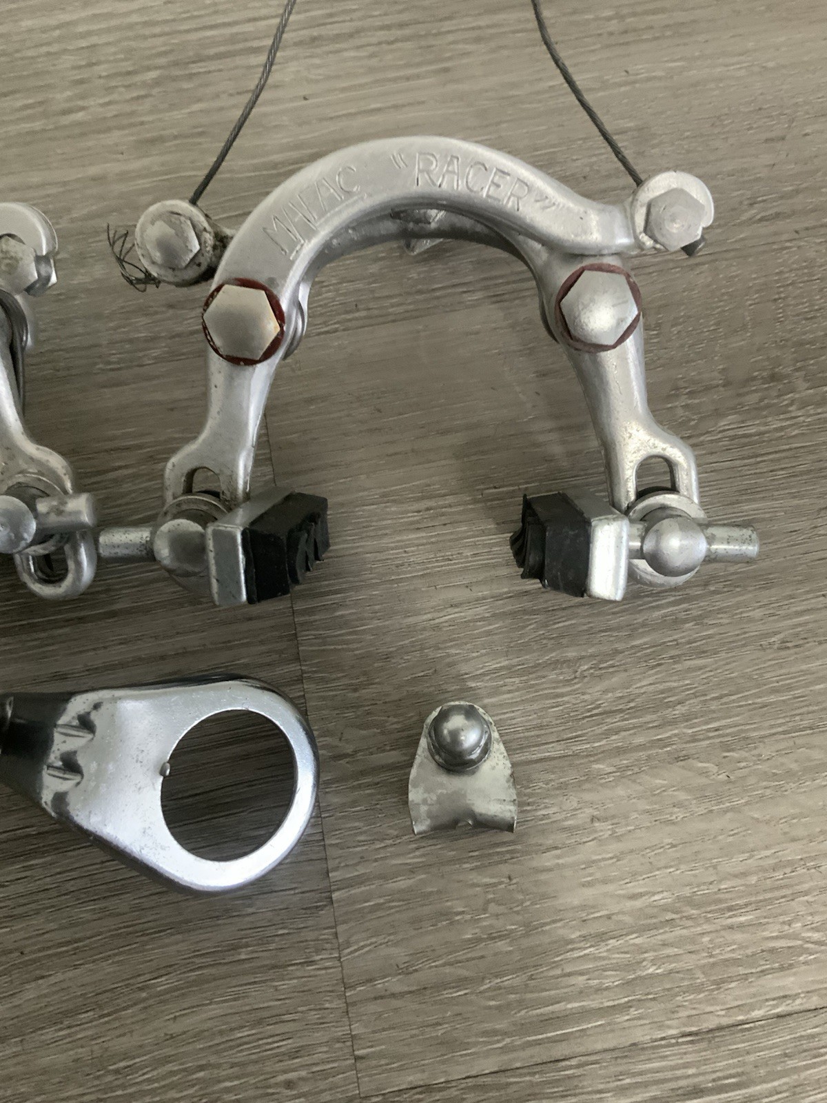 MAFAC RACER BRAKE CALIPERS CENTER PULL 65-75 MM REACH STRADDLES / FRONT GUIDE