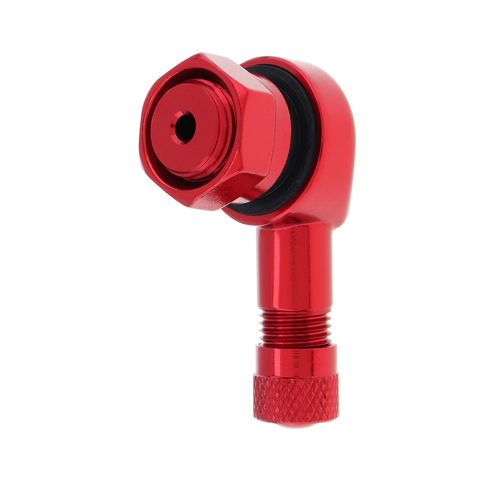 2PCS Motorcycle CNC Aluminum Alloy 11.3mm Tire Wheel Stem Valve 90 Degree Angled