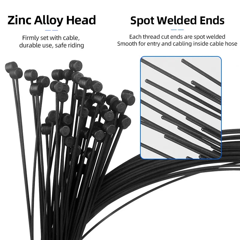Bicycle PTFE Coated Stainless Steel Core Wire MTB Road Bicycle Zinc Coated Carbo