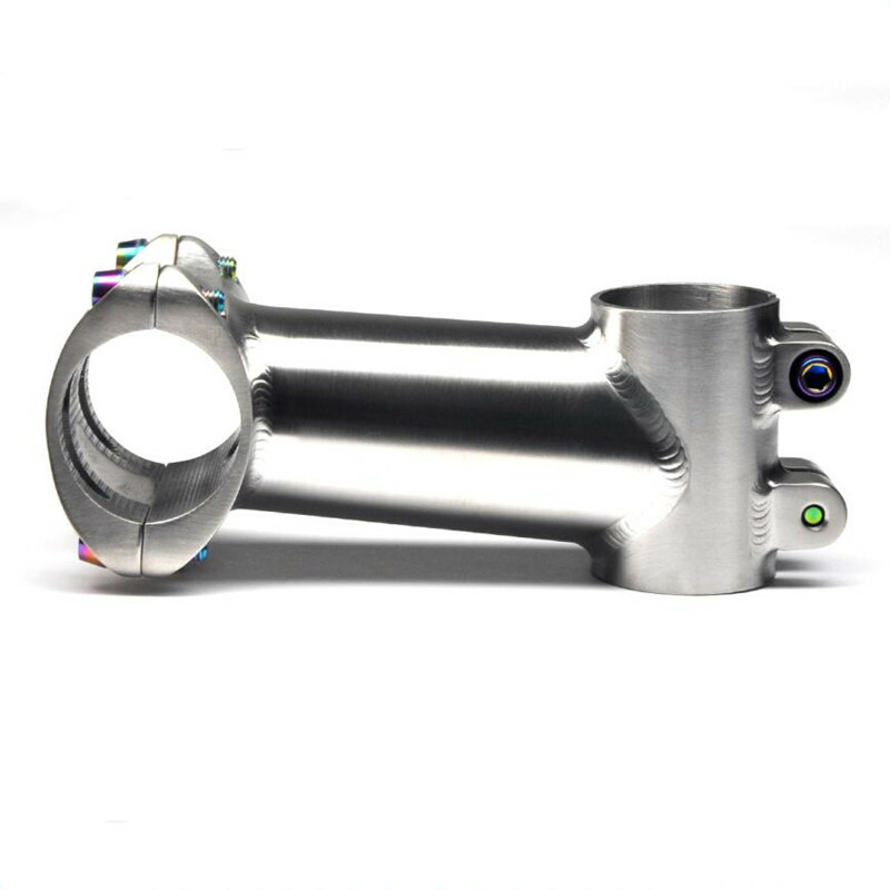 Titanium MTB Road Bike Bicycle Handlebar Stem 1″ 25.4mm 31.8mm 50-120mm 5°