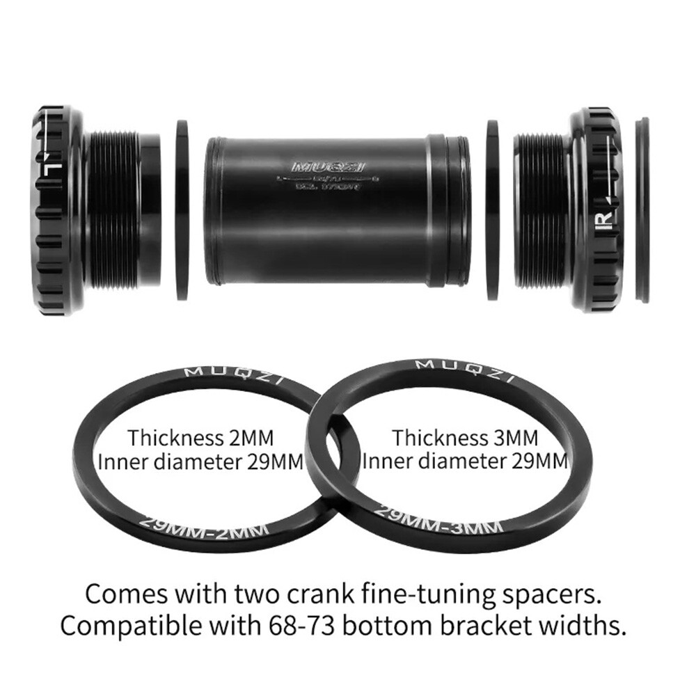 Mountain Road Bike Screw 68-73MM for SRAM DUB Crank Center Shaft Threaded Penta