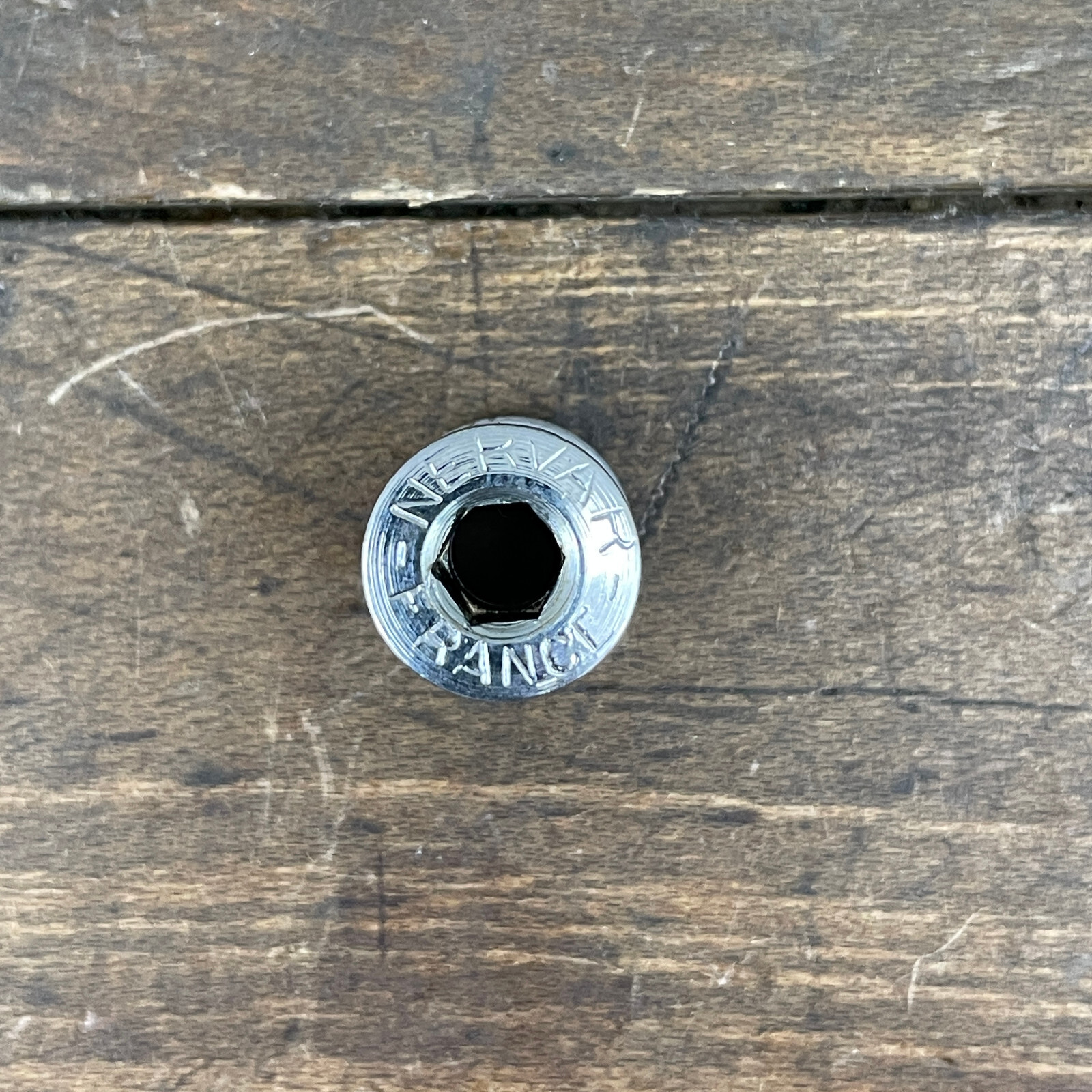 Vintage Nervar Chainring Bolt Nut Crank France Double Chainring Eroica Chrome