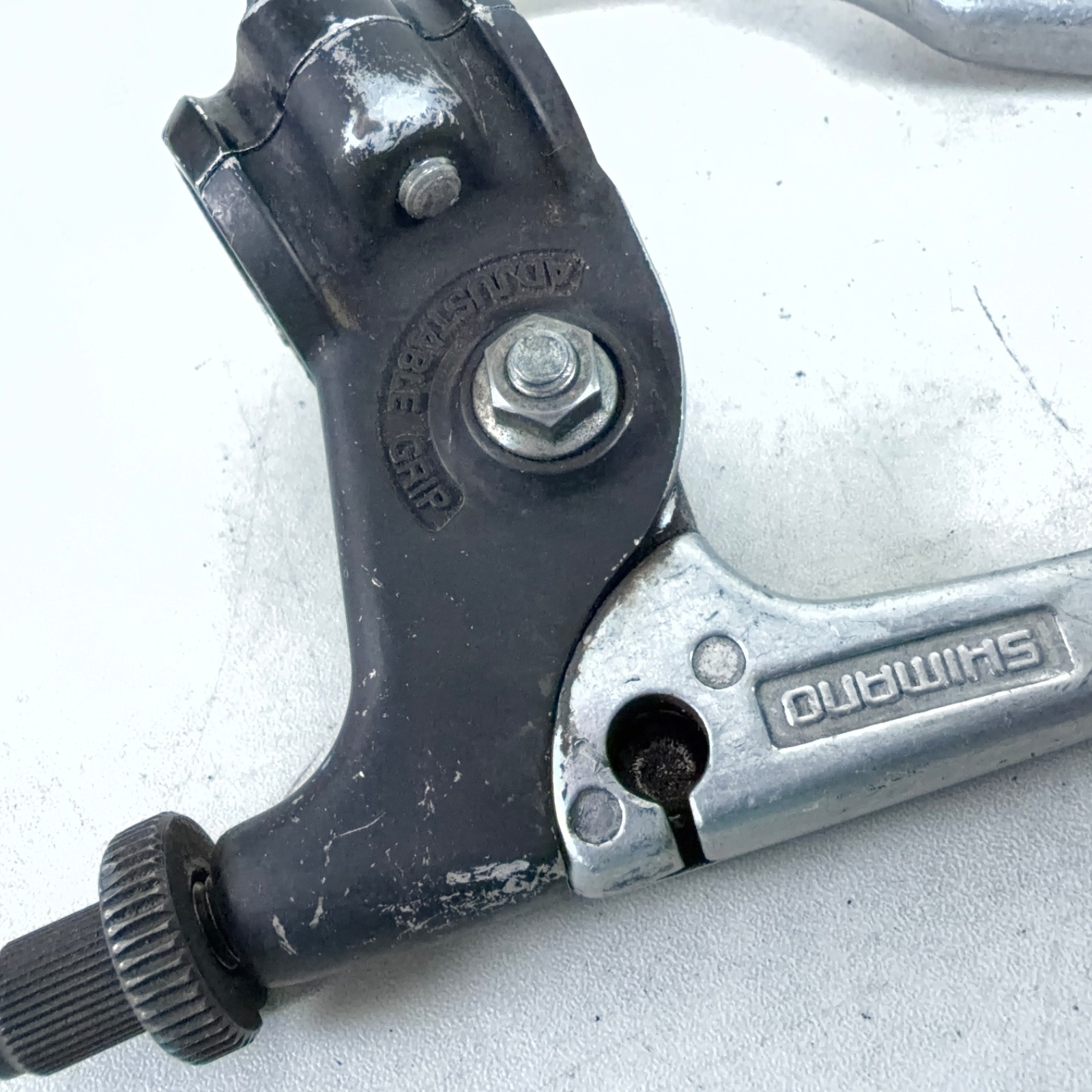 Shimano Vintage BL-AT50 L/R Brake Lever Set Japan 4-finger 22.2 mm BMX Style