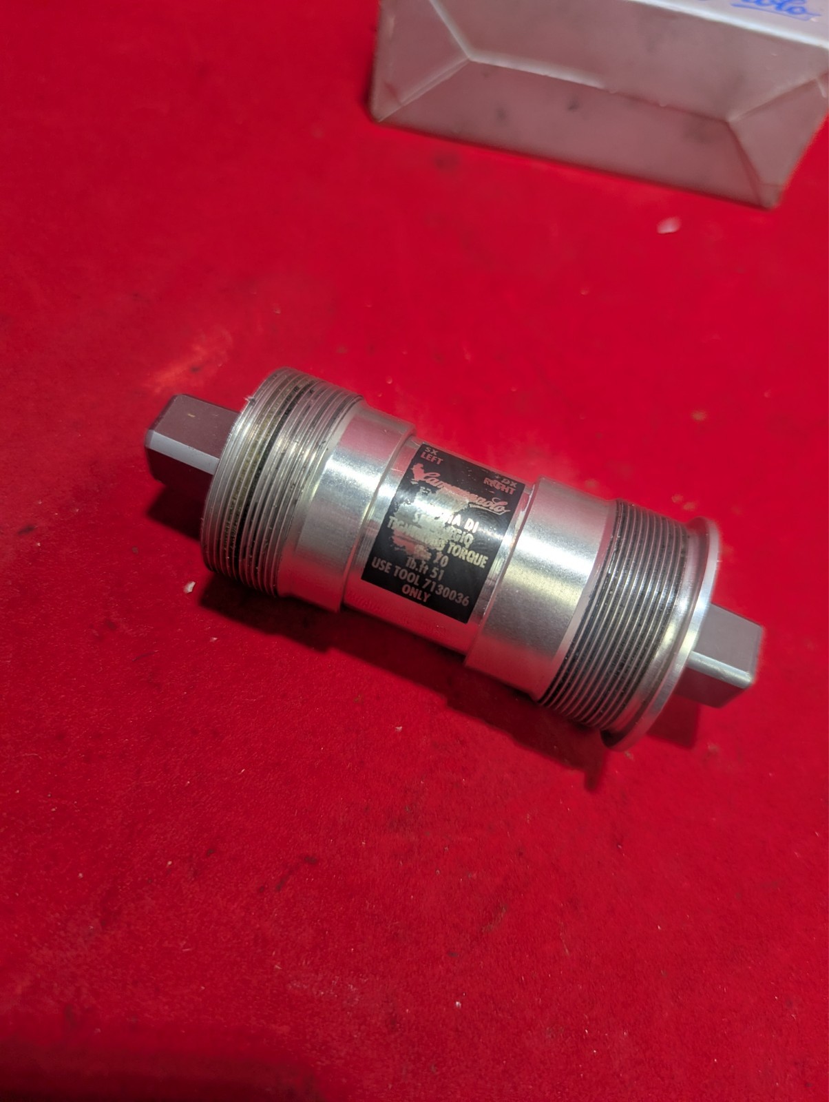 Campagnolo Chorus Bottom Bracket Italian 36x24T 102mm ISO Square Taper Vintage