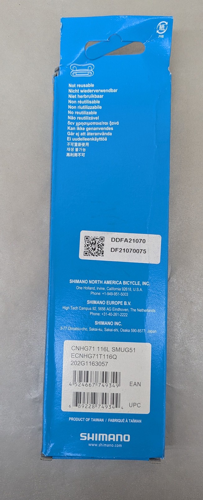 Shimano CN-HG71 Quick Link Bike Chain – 6,7,8 Speed 116 Link