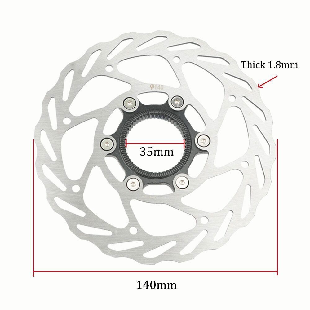 RACEWORK Bicycle Disc Brake Rotor Center Lock 140/160/180mm Bike Rotors