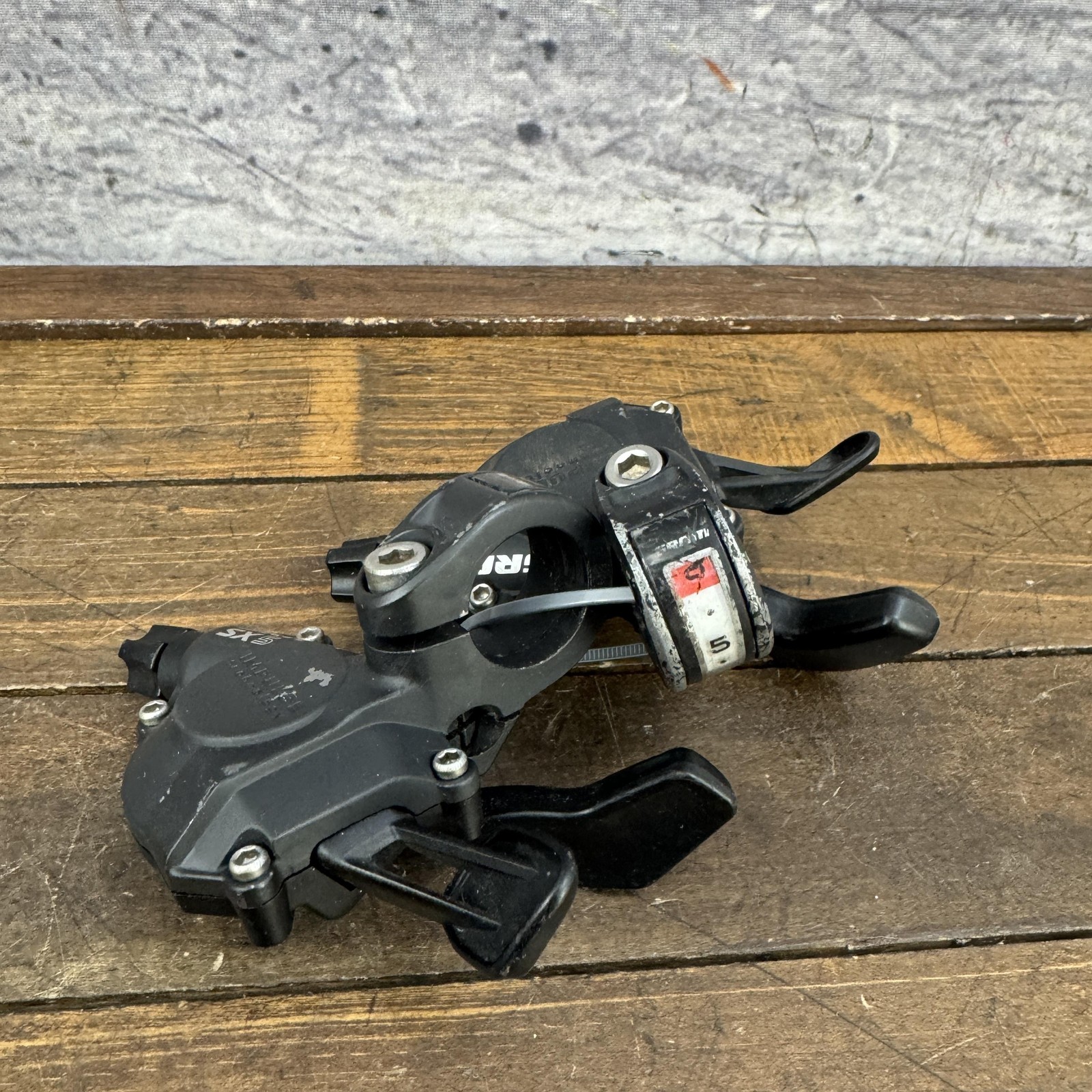 SRAM SX5 3×9 Trigger Shifter Set MTB Mountain Bike Black 9s Impulse Tech Pair