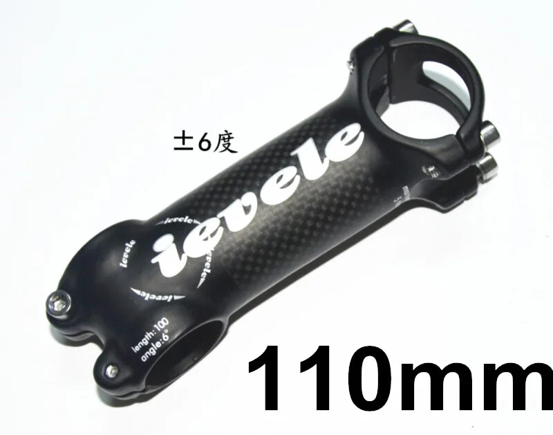 Carbon Fibre Aluminium Alloy MTB Bike Riser Road Bike Stem 60-120mm 28.6-31.8MM