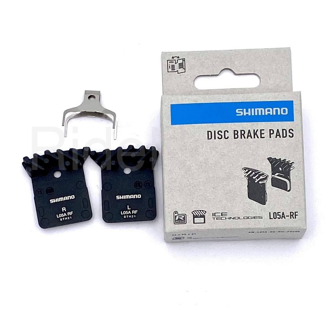 Shimano L05A,L03A Disc Brake Resin Pad W/Fin,Spring,Y2EM98010,R9170/R8070/R9270