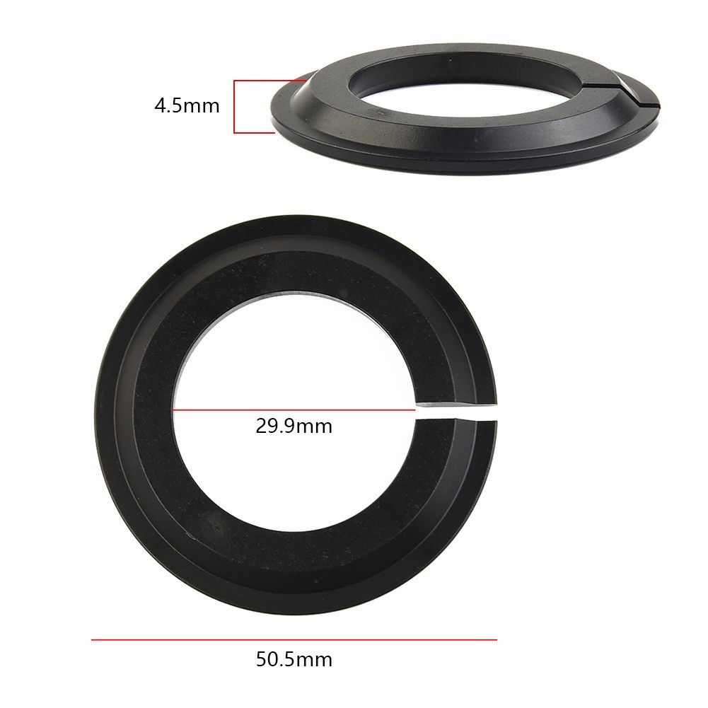 1pcs Steerer To 1-1/2 Tapered 1-1/8 Crown Ring-fork/Headtube Adaptor/Reducer