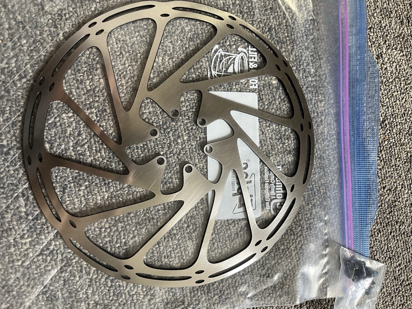 Sram Centerline Disc Brake Rotor 6 Bolt 220mm