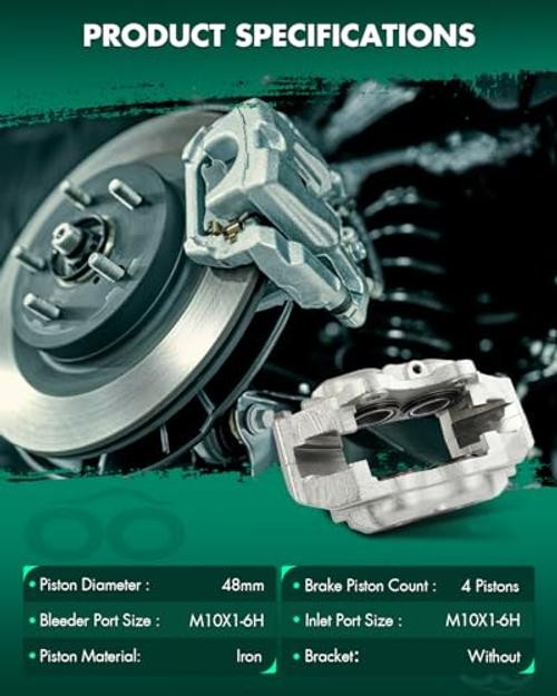 Front Right Brake Caliper Without Bracket 19766 Compatible For Jaguar For