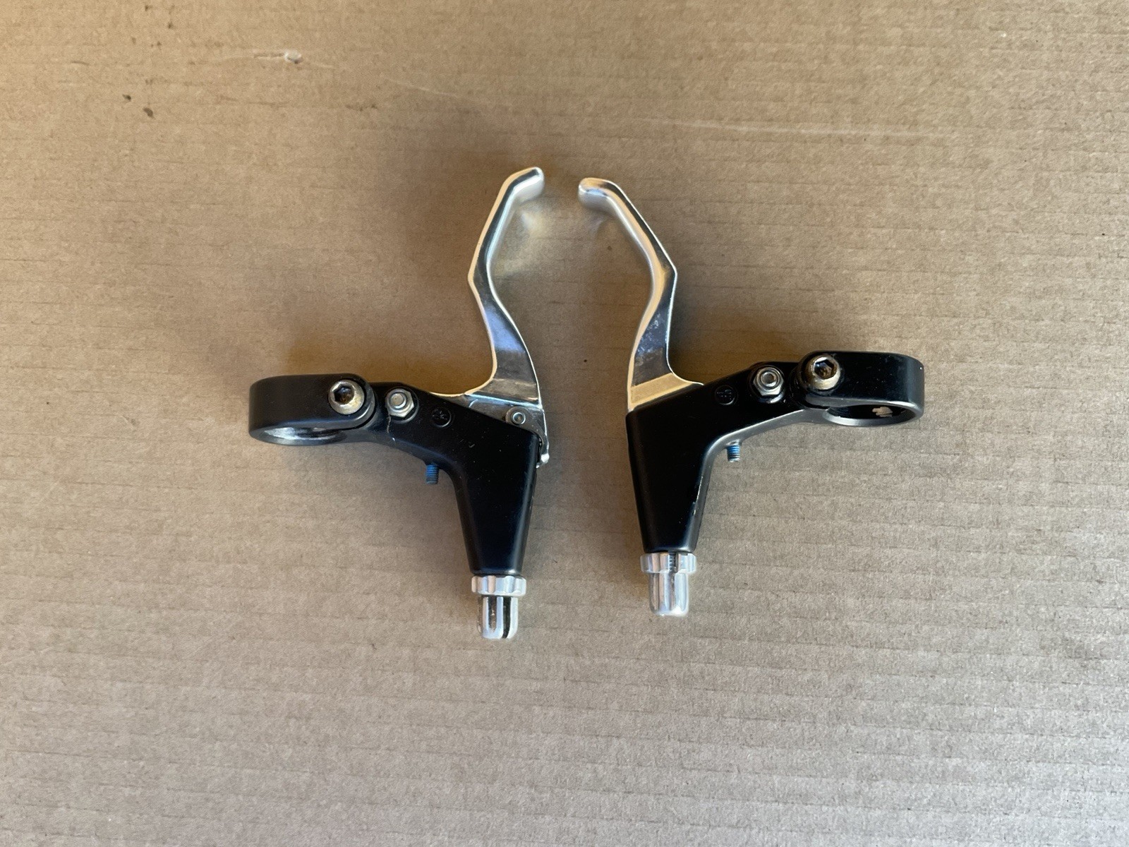 Promax Bicycle Brake Levers Pair Alloy MTB Bike Linear Pull V-Brake Set 22.2mm