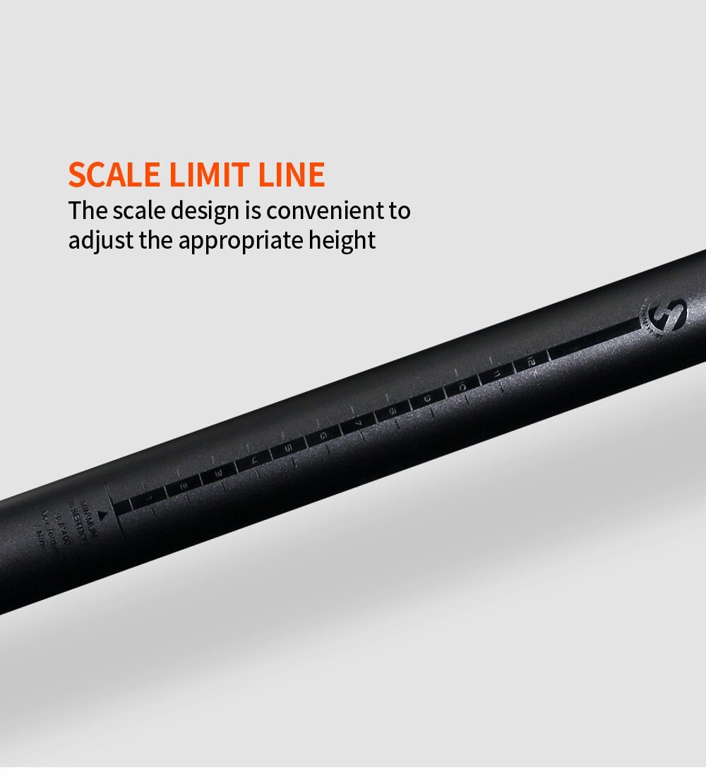 Carbon Seatpost Offset 0mm Mtb Retractable 27.2/30.8/31.6mm Seat Post 400MM