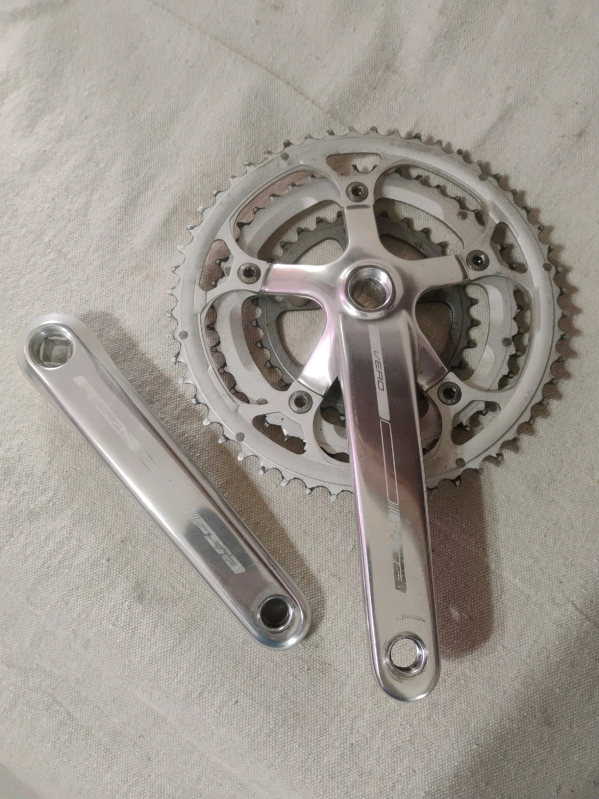 FSA Vero RPM Crankset 52/42/30T 172.5MM Arm Length Nice Condition
