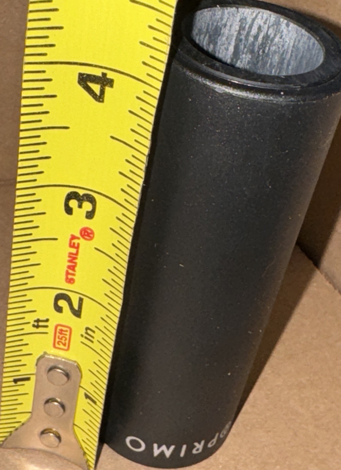 Primo PRIMOBMX Binary PL V2 Peg 14 mm Plastic / Alloy Core Matt Black 1 Peg