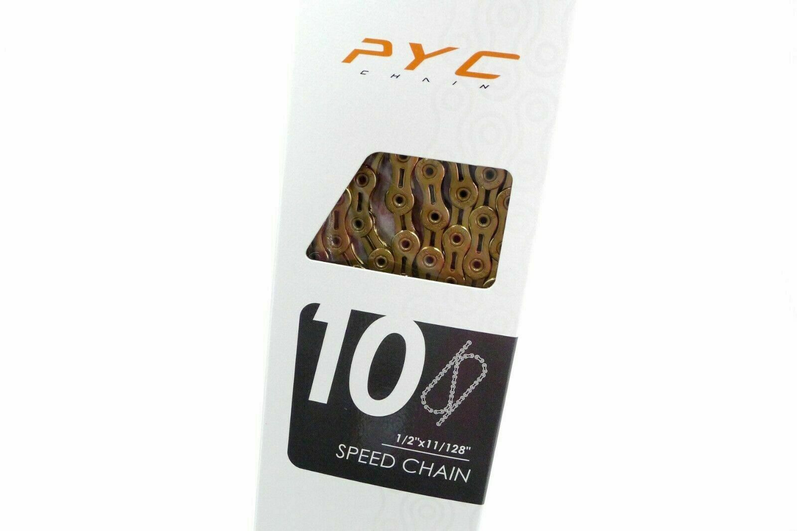 PYC SP1001 10 Speed Chain 116L (Ti Gold) X10SL Compatible