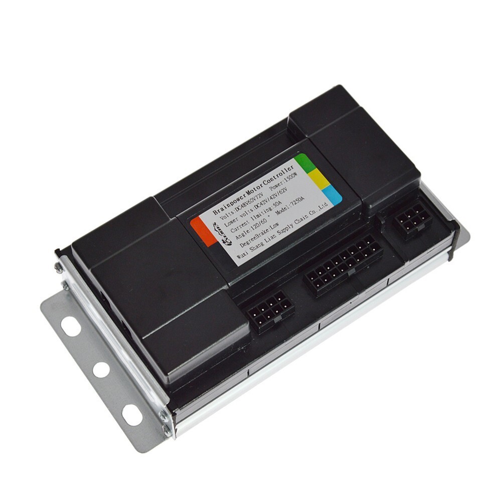 1x 48V-72V E-Bike Sine Wave Split Intelligent Motor Speed Controller 1500W Black