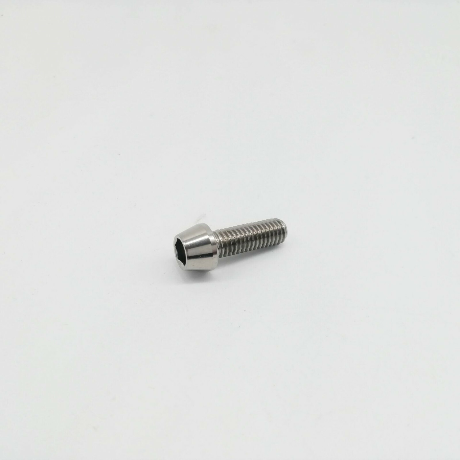 M6X10mm M6x16 M6X18 M6x20 M6X25mm Titanium Ti Bolts Allen Hex Tapered Head Screw