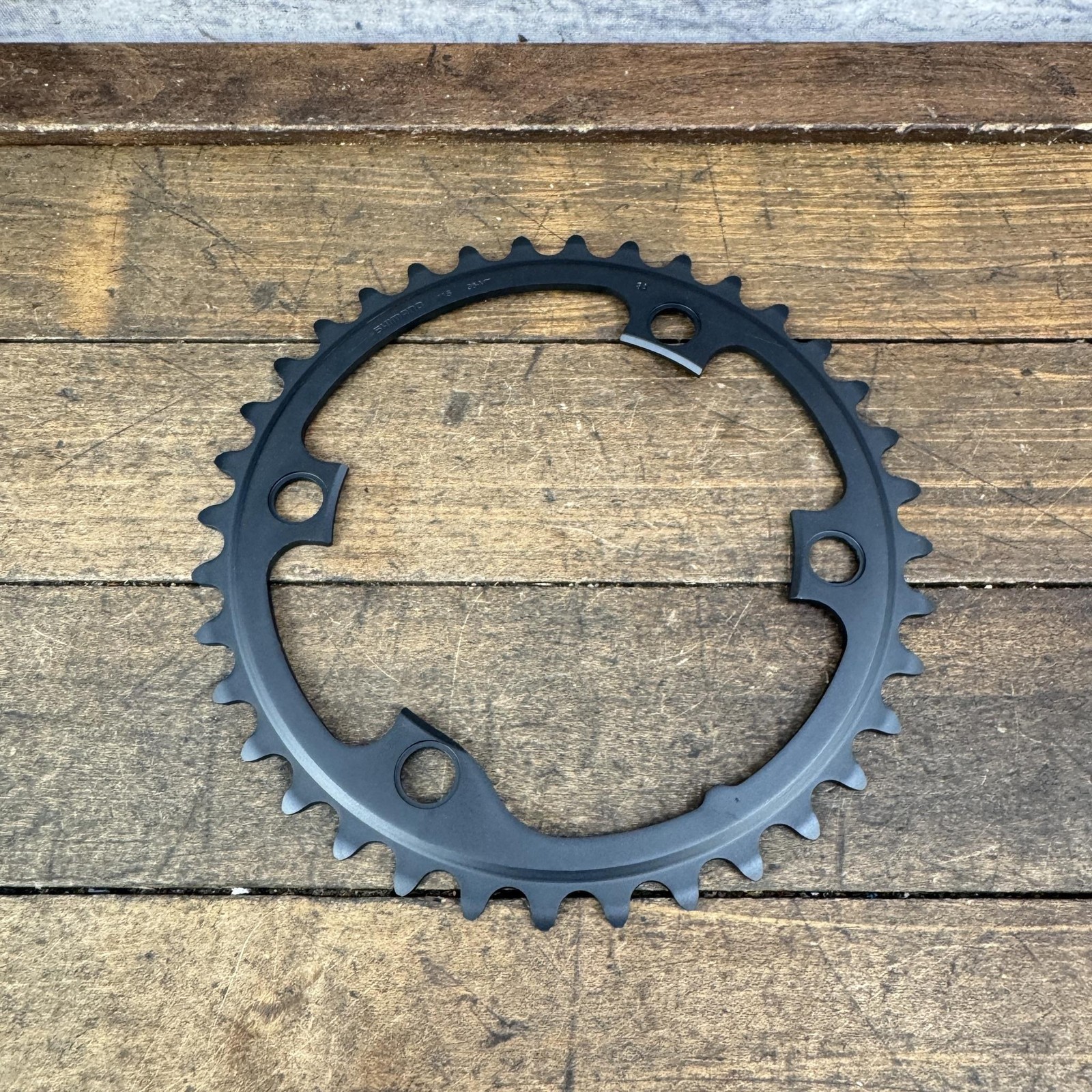 Shimano Ultegra 36T Chainring 110 BCD 4-Arm Black Asymmetric Road 11s FC-R8000