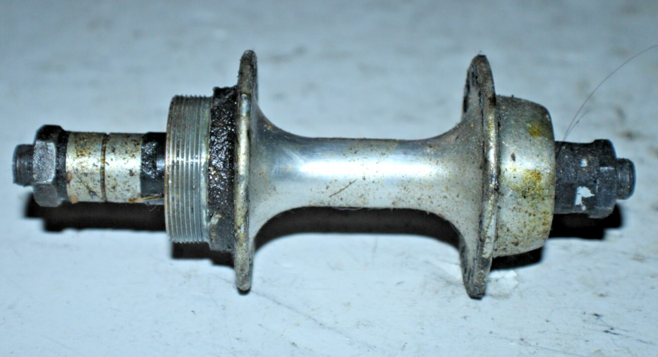 Vintage Rear Road Bike Hub Freewheel Silver 36H 134mm 6 Speed Fast USA Shipping!