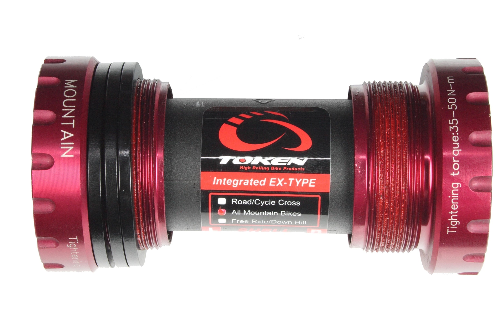 TOKEN TK877TBT Intergrated BB Bottom Bracket Ceramic Bearing for MTB