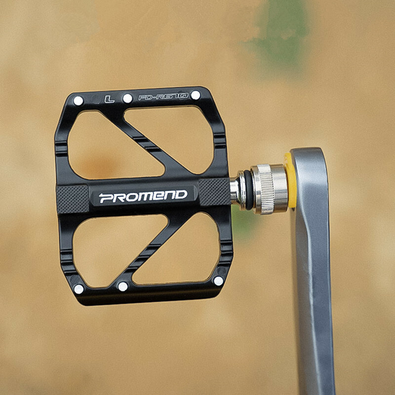 PROMEND Folding Bike Pedals Quick Release MTB Road Bicycle Flat Pedals 3 Bearing