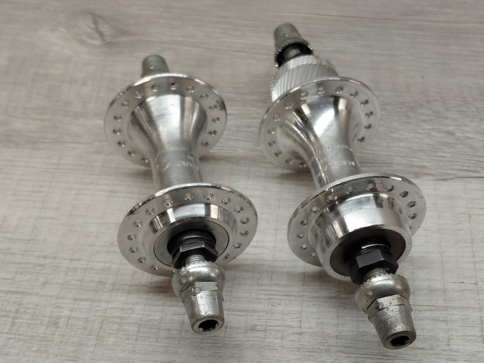 Vintage Maillard Helicomatic «Diabolo» Bolt On Hubset 95/126 mm Nutted – RARE