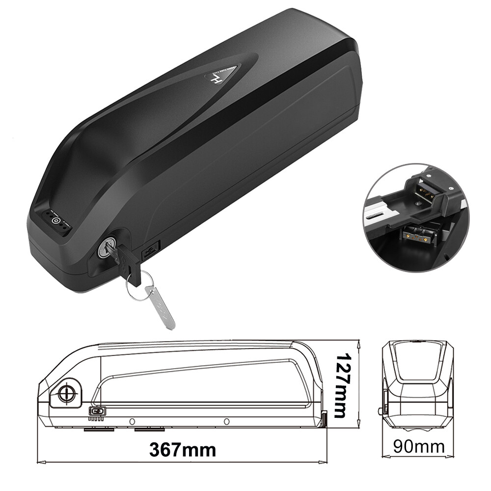 48V 30ah 1800W Hailong Ebike Battery Electric Bike Lithium Batterys Samsung Cell