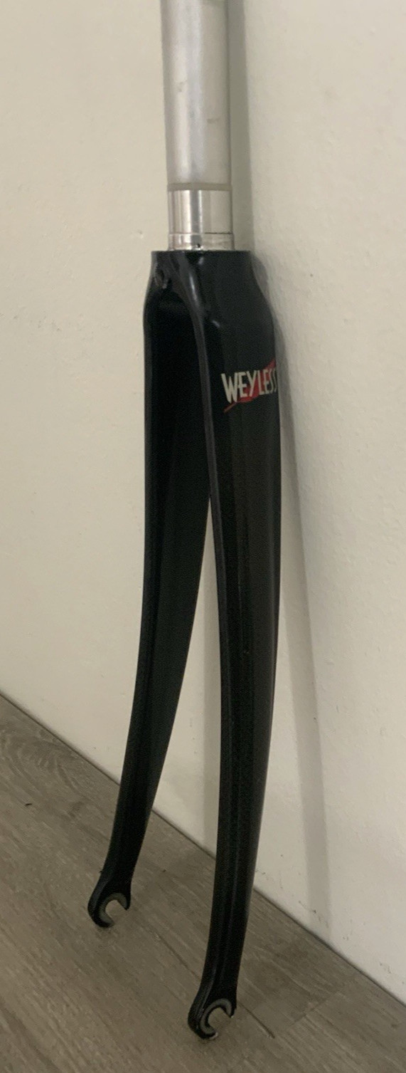 WEYLESS CARBON FORK 700C 1 1/8 INCH THREADLESS 163 MM STEERER 570 GRAMS