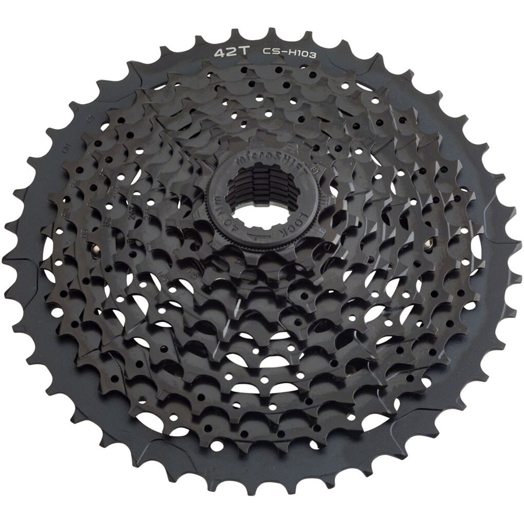 microSHIFT H10 Cassette – 10 Speed, 11-42t, Black