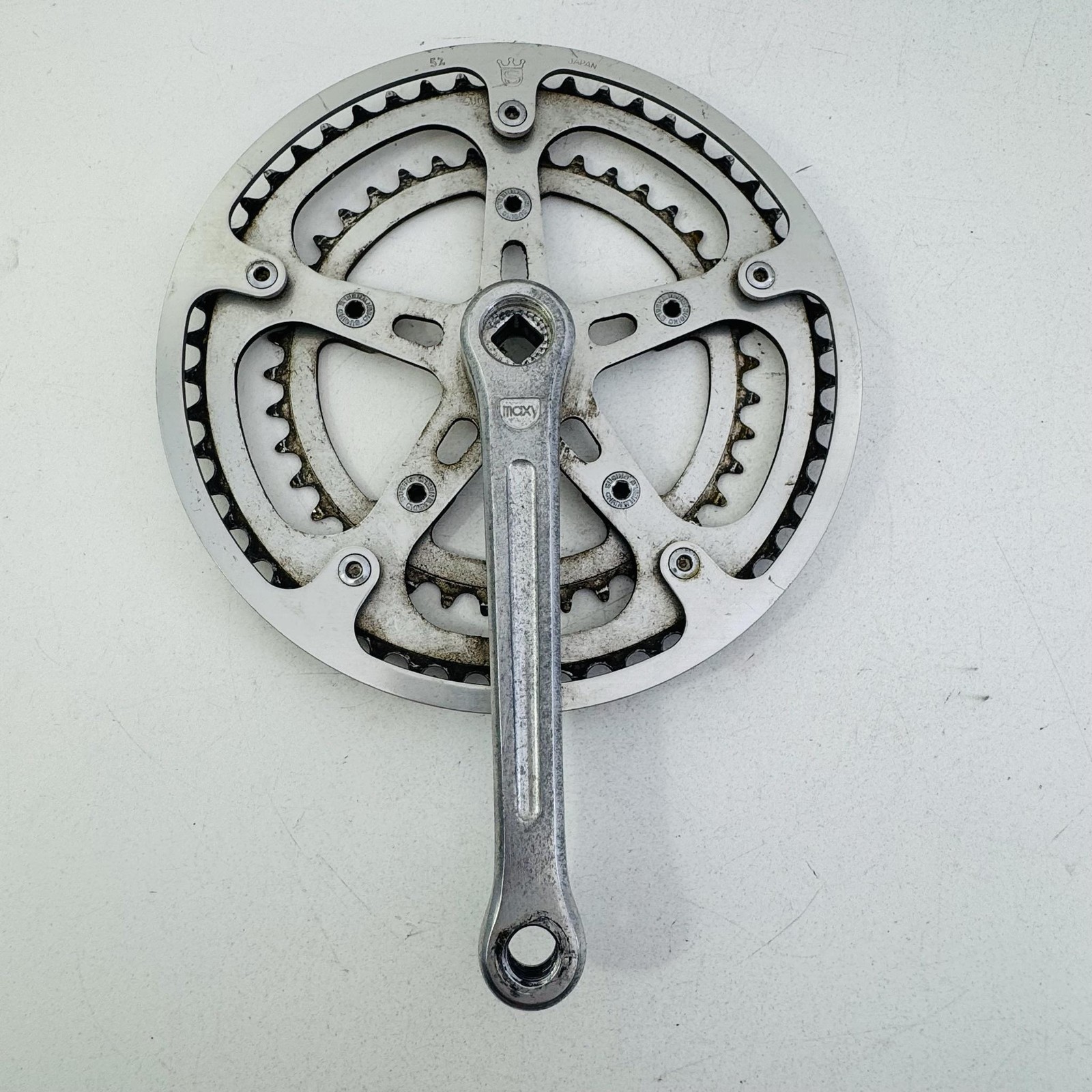 Vintage Sugino Right Maxy Crank 171mm Double 52/40T Silver Road MTB Bike A83