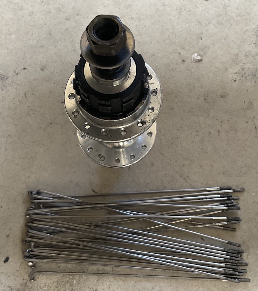 Brompton 2 Speed Rear Hub And Spokes