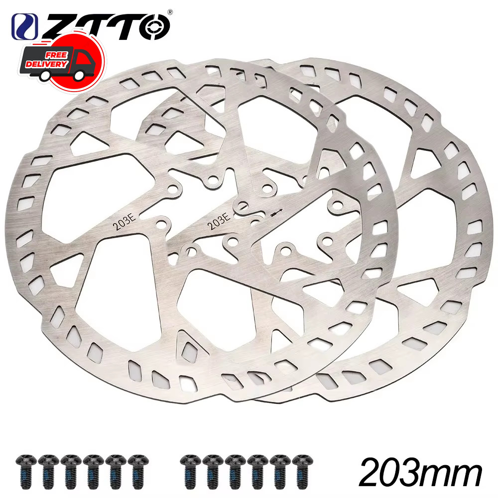 ZTTO 2.3mm Thicken MTB E-Bike Disc Brake Rotor 160/180/203/220mm 6-Bolt