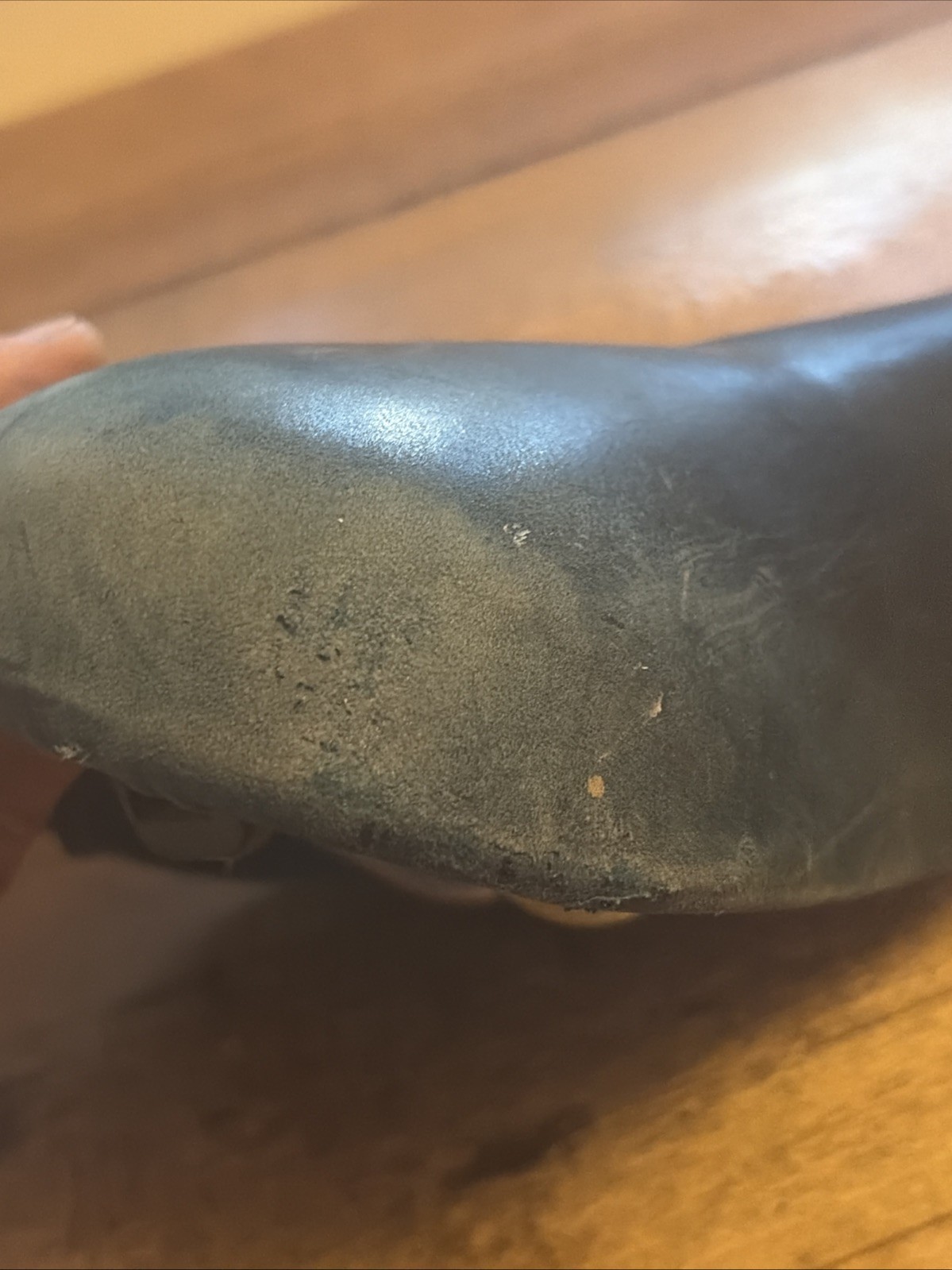 Vintage Selle Italia Univega Branded Saddle Blue 272 mm Length 162 mm Width