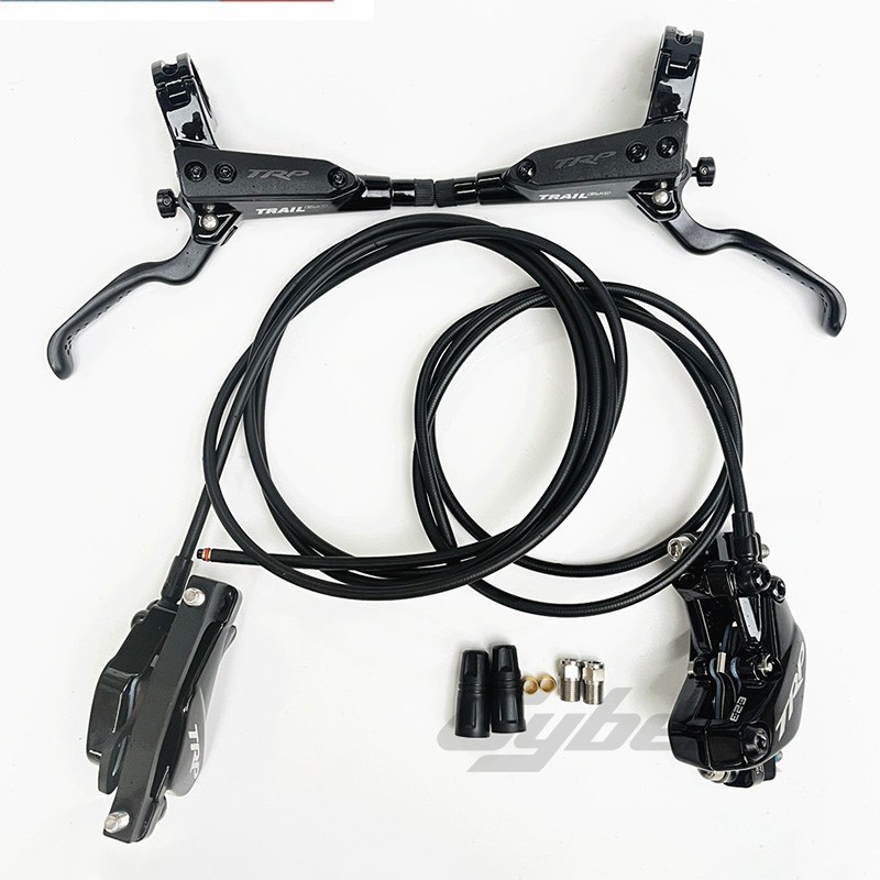TRP TRAIL EVO HD-M843 4 Pistons Hydraulic Disc Brake Set Front & Rear-Pair Bulk
